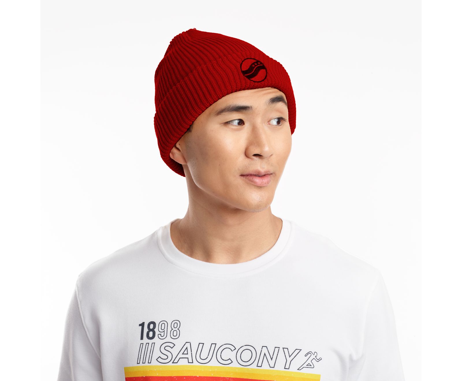 Men's Saucony Rested Beanies Burgundy | Singapore 690FDNM